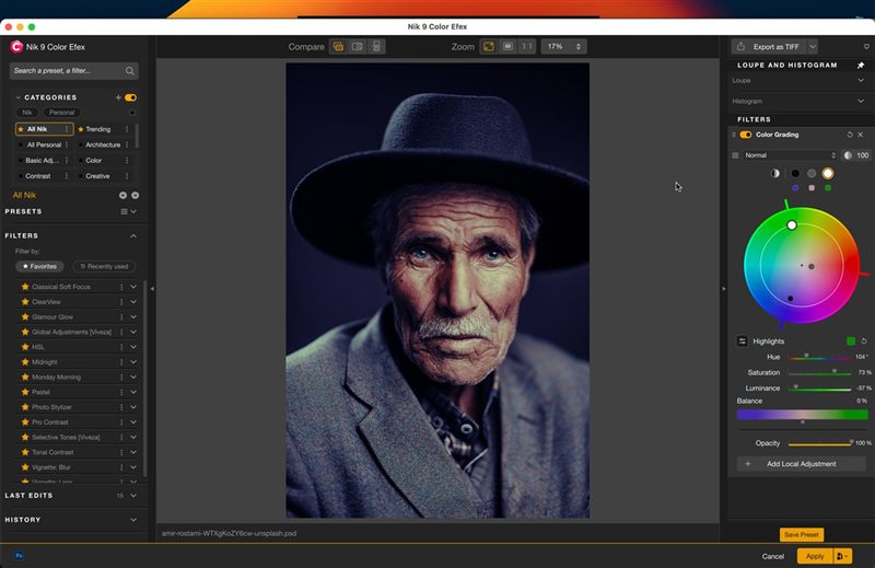 DxO Nik Collection 9 — color grading