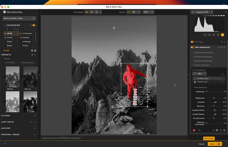 DxO PureRAW — noise reduction in action